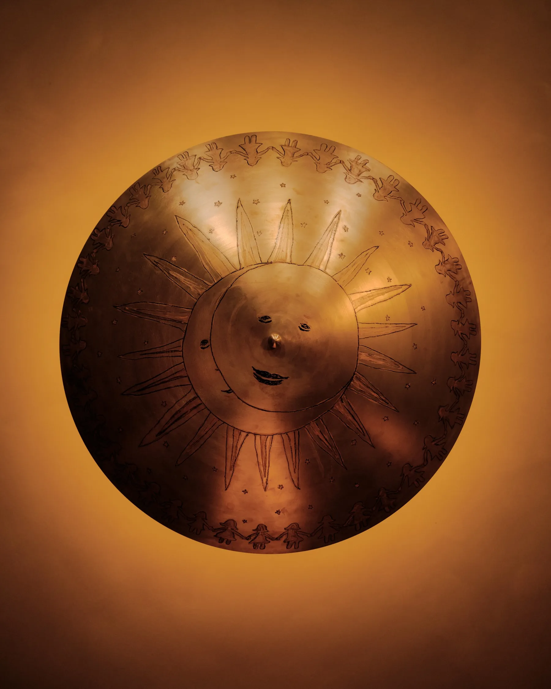 Light fixture of the sun 